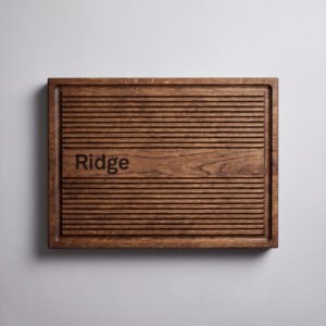Reeded Oak Carving & Serving Board