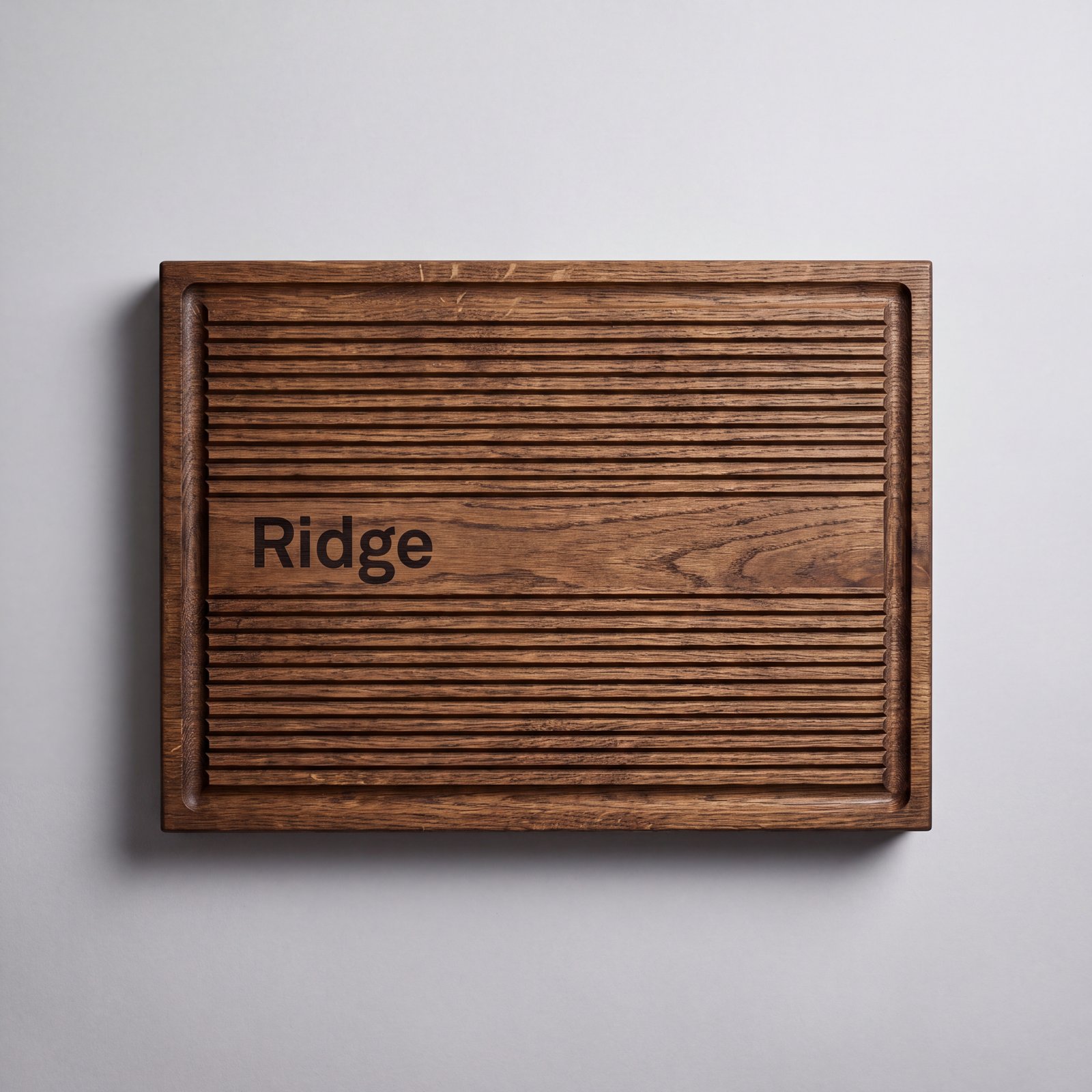 Reeded Oak Carving & Serving Board