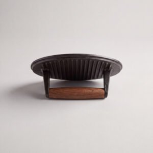 Ridged Cast Iron Grill Press
